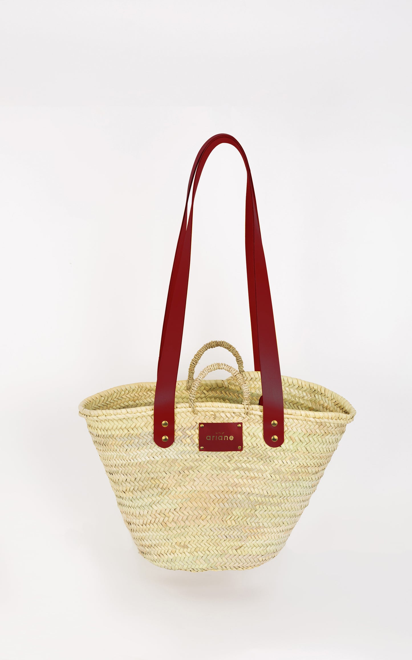 Shopping Basket - Size L - Wide Handles Bordeaux