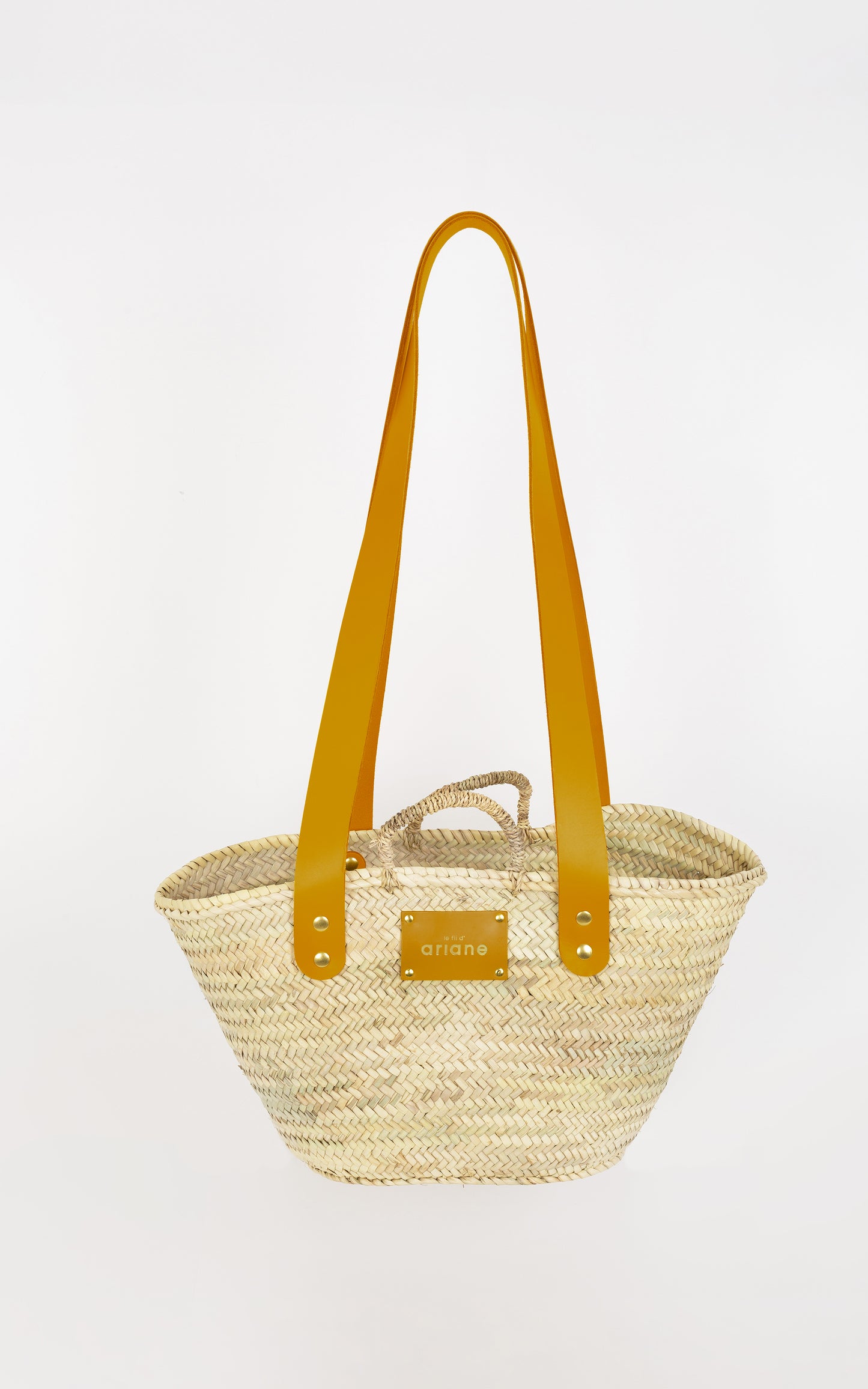 Le Citadin Basket - Size M - Wide saffron handles