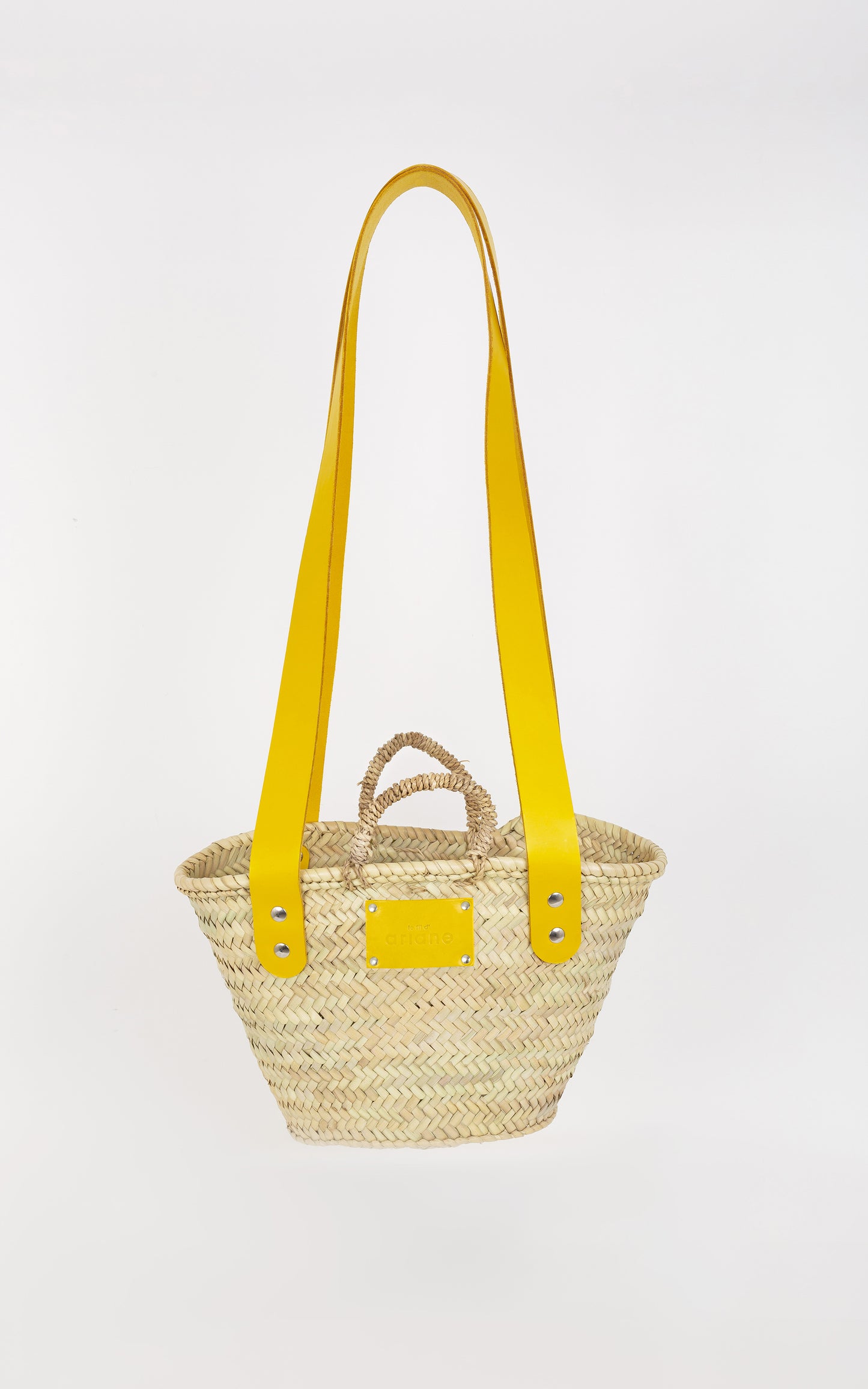 Everyday Basket - Size S - Large yellow handles