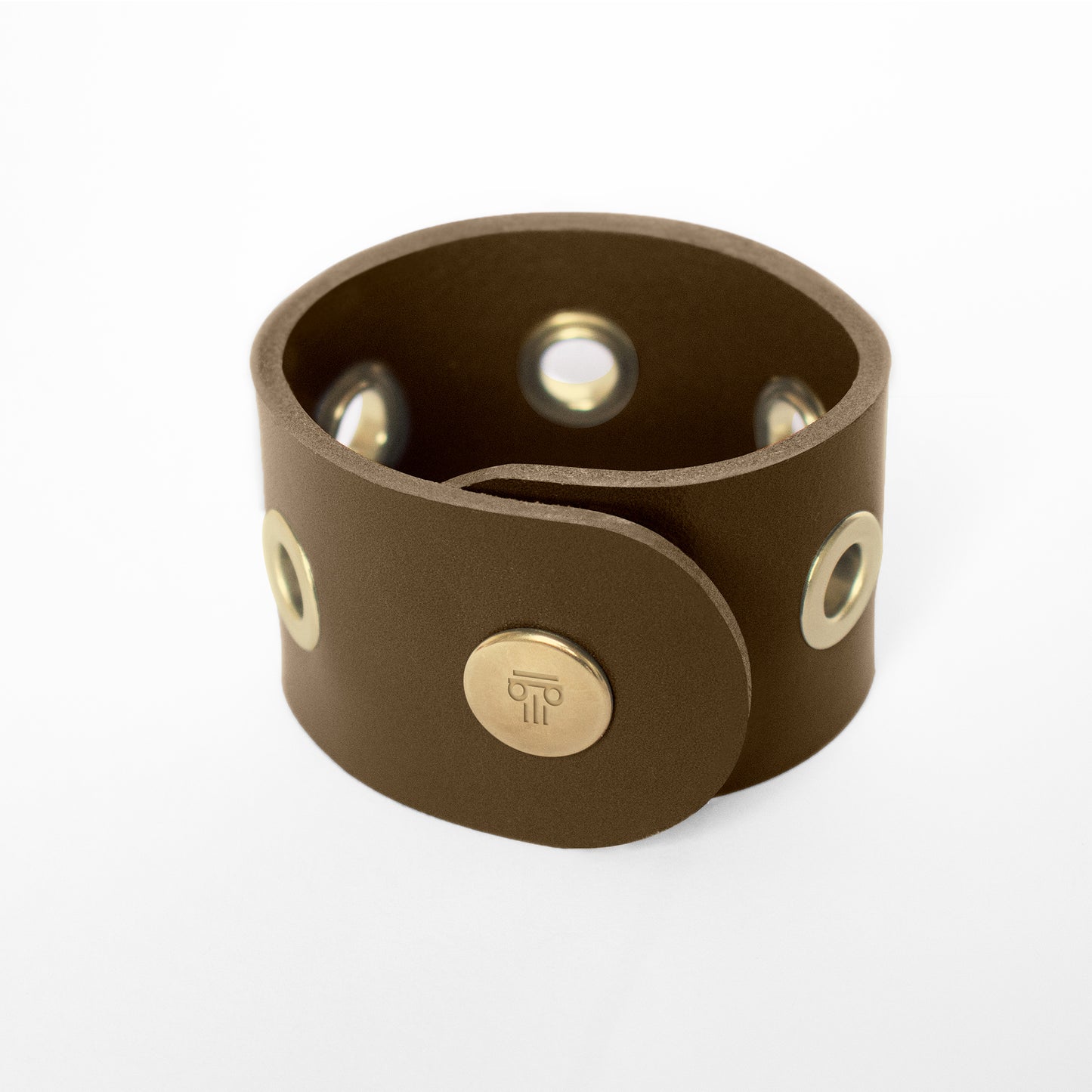 Bracelet THESEE - Taille S/M - Large Kaki - Oeillets