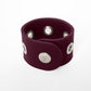 Bracelet THESEE - Taille S/M - Large Prune - Oeillets