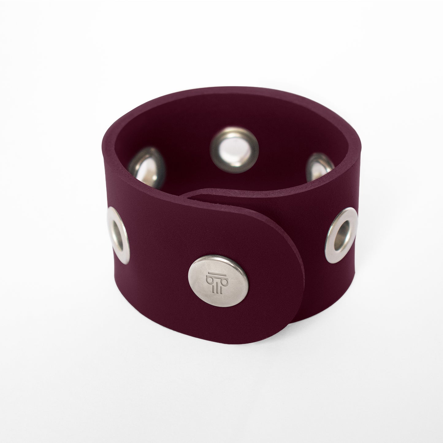 Bracelet THESEE - Taille S/M - Large Prune - Oeillets