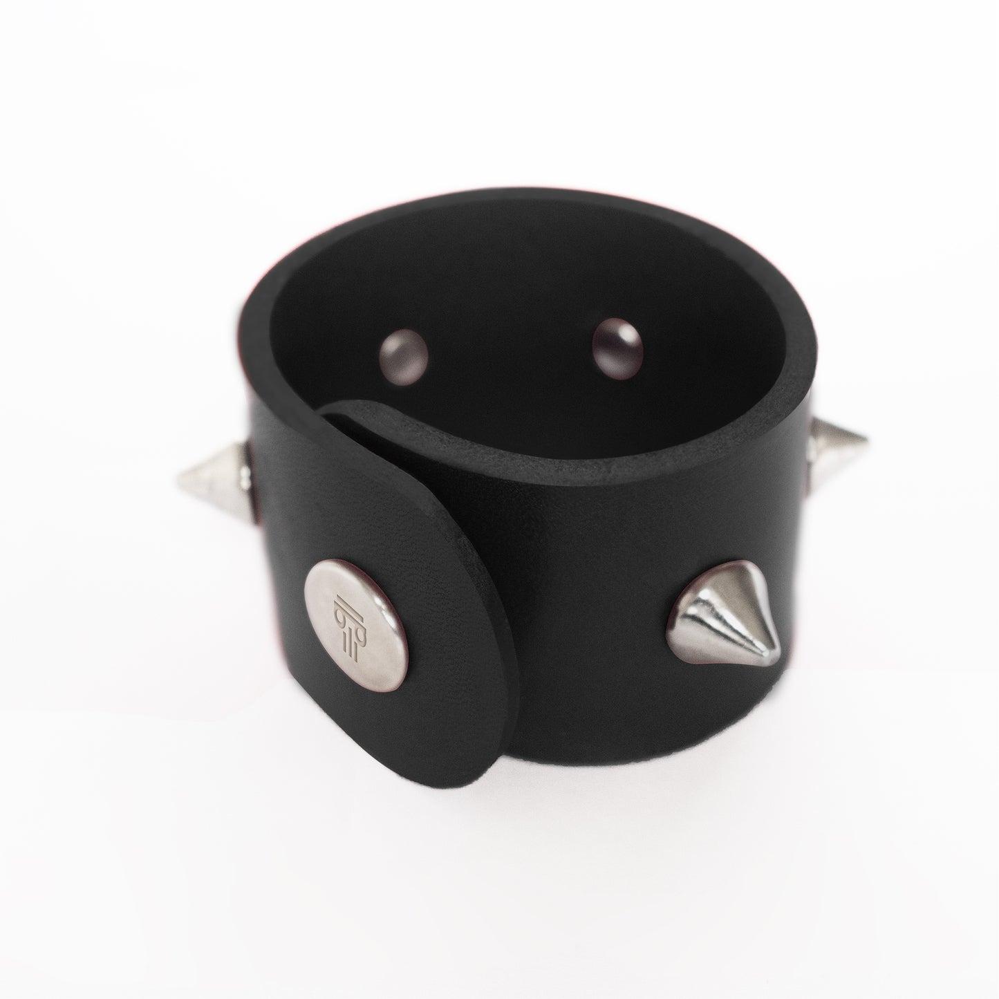 Bracelet THESEE - Taille S/M - Large Noir - Rock Chic