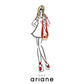 Panier THESEE - Taille XXS - Anses larges rouges