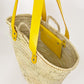 Panier THESEE - Taille L - Anses larges jaunes