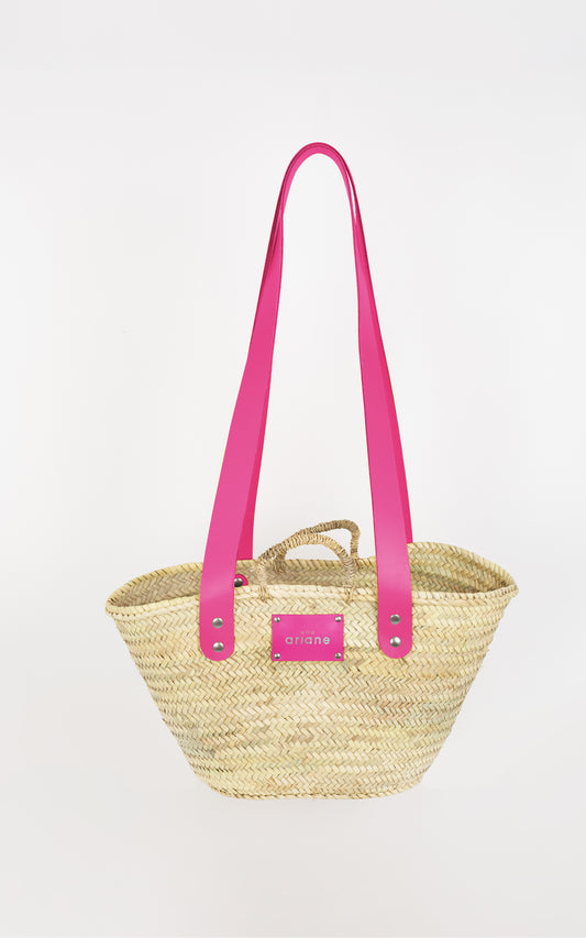Cesta ESTAS - Talla M - Asas grandes rosa