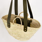 Le Citadin Basket - Size M - Wide khaki handles