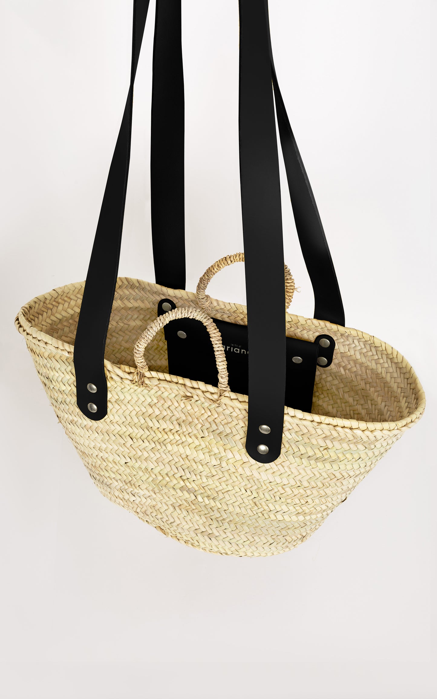 Cesta ESTOS - Talla M - Asas anchas negras
