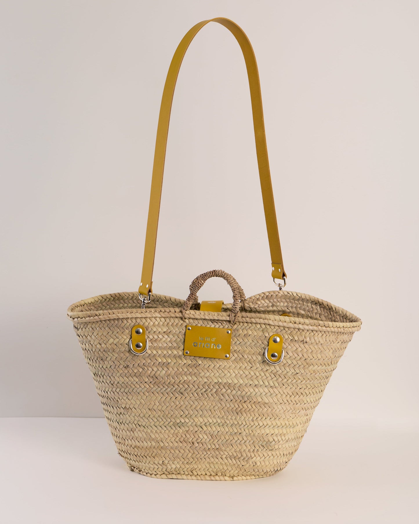 Shopping Basket - Size L - Large yellow handles