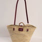 Panier Le shopping - Taille L - Anses larges Prune
