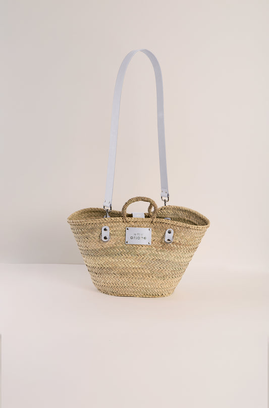 Le Citadin Basket - Size M - Wide white handles