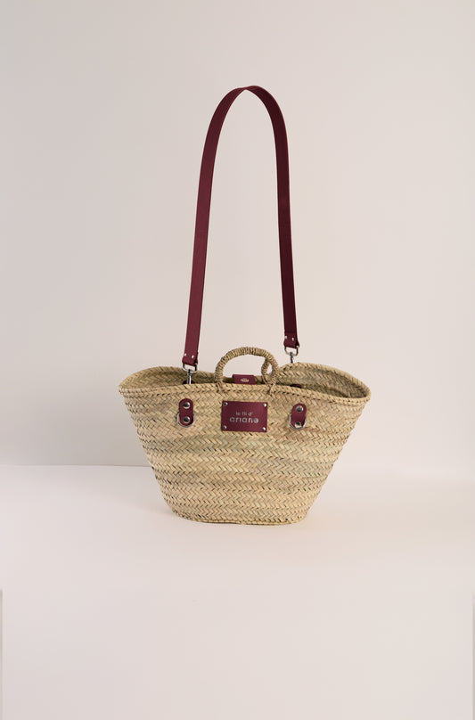 Le Citadin Basket - Size M - Wide plum handles