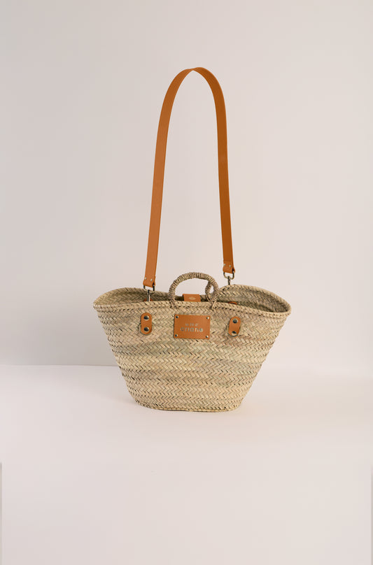 Le Citadin Basket - Size M - Wide saffron handles