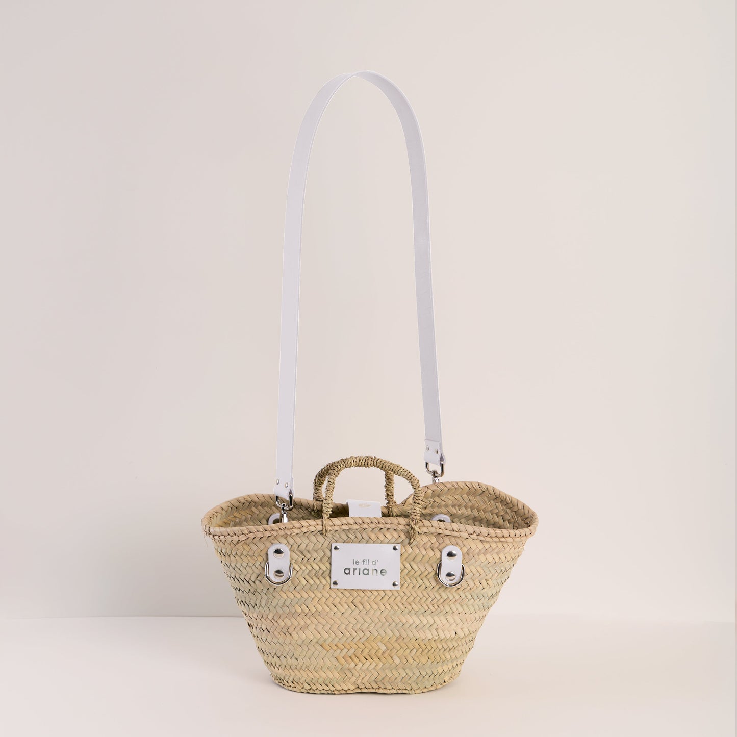 Cesta Le quotidien - Talla S - Asas anchas blancas