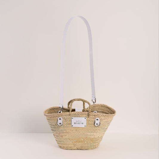 Cesta Le quotidien - Talla S - Asas anchas blancas