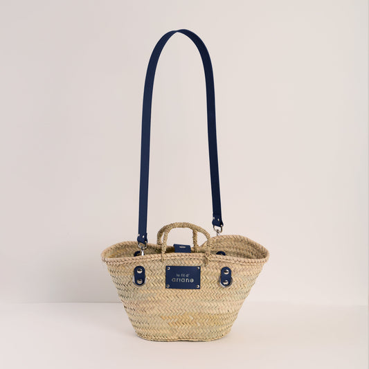 Cesta El cotidiano - Talla S - Asas anchas azul marino