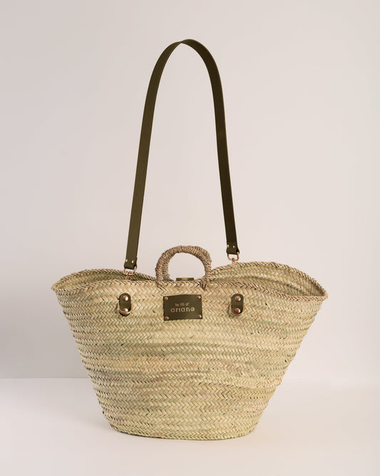 Panier Le 48h - Taille XL - Anses larges kaki