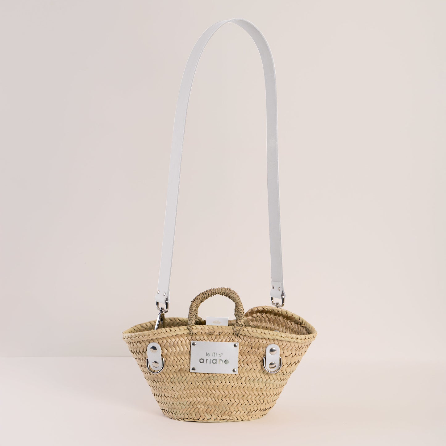Cesta La mini - Talla XS - Asas anchas blancas