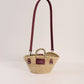 Cesta El mini - Talla XS - Asas anchas Ciruela
