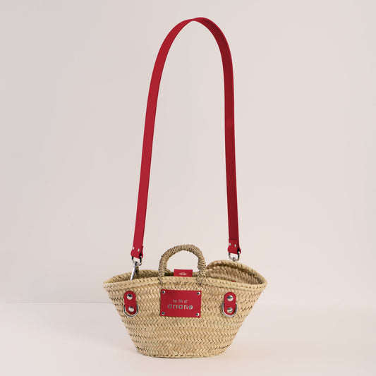Cesta Le mini - Talla XS - Asas anchas rojas