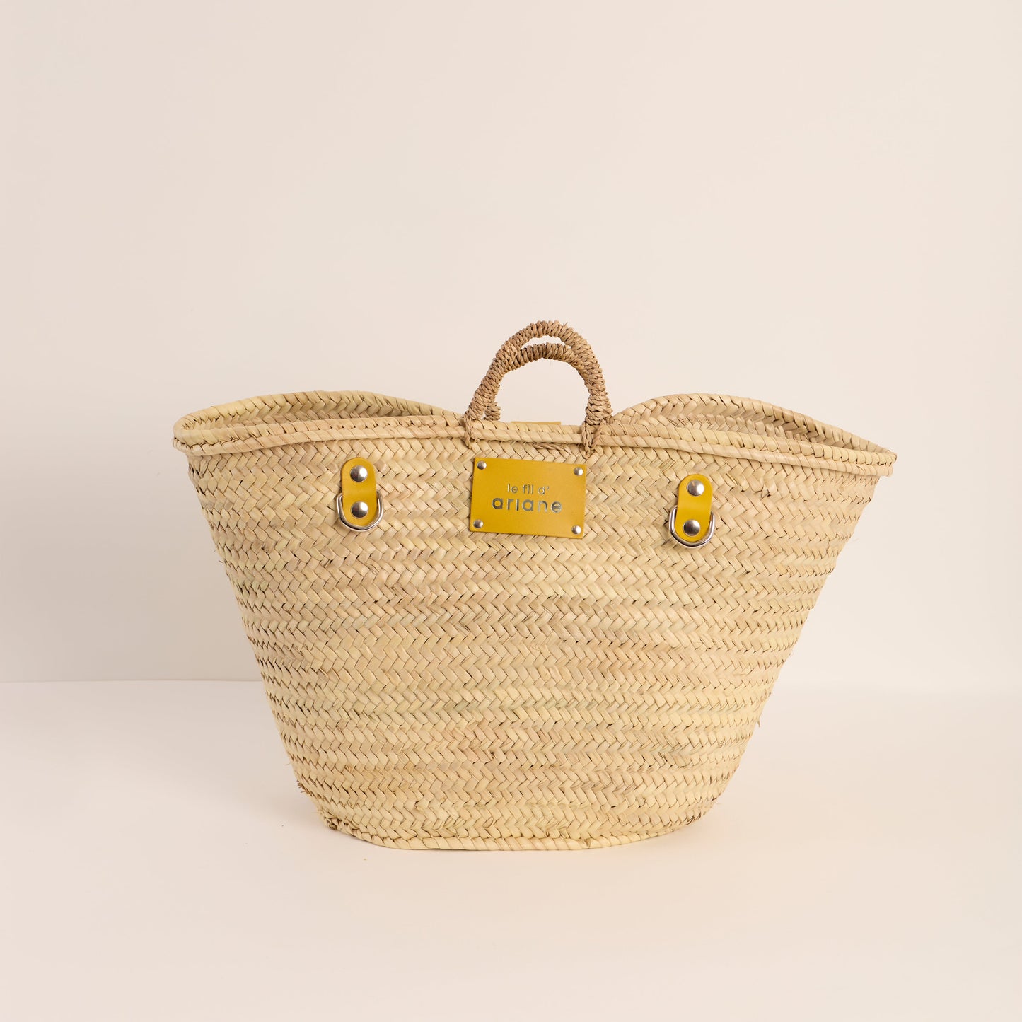 Shopping Basket - Size L - Large yellow handles