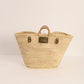 Shopping Basket - Size L - Wide khaki handles