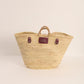 Panier Le shopping - Taille L - Anses larges Prune