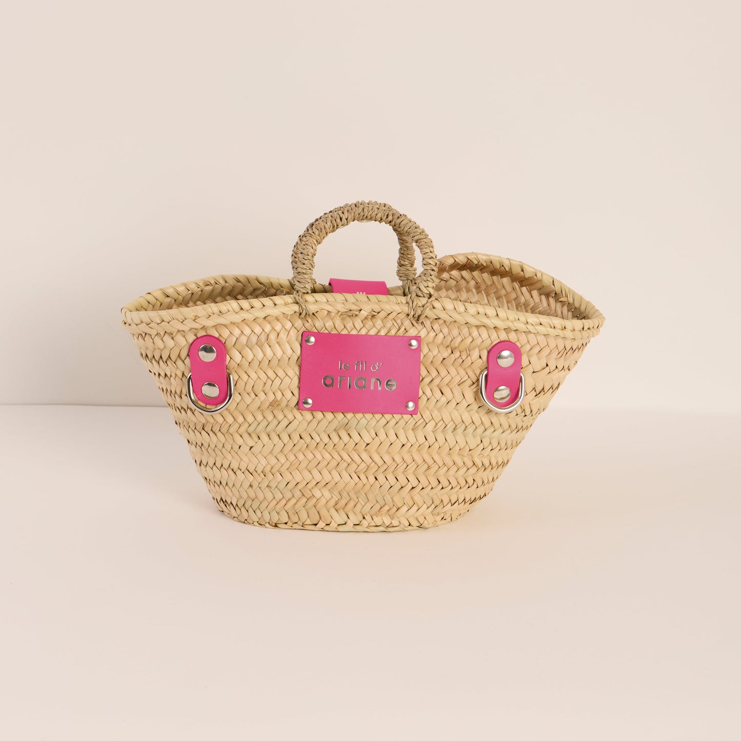 Cesta La mini - Talla XS - Asas anchas rosas