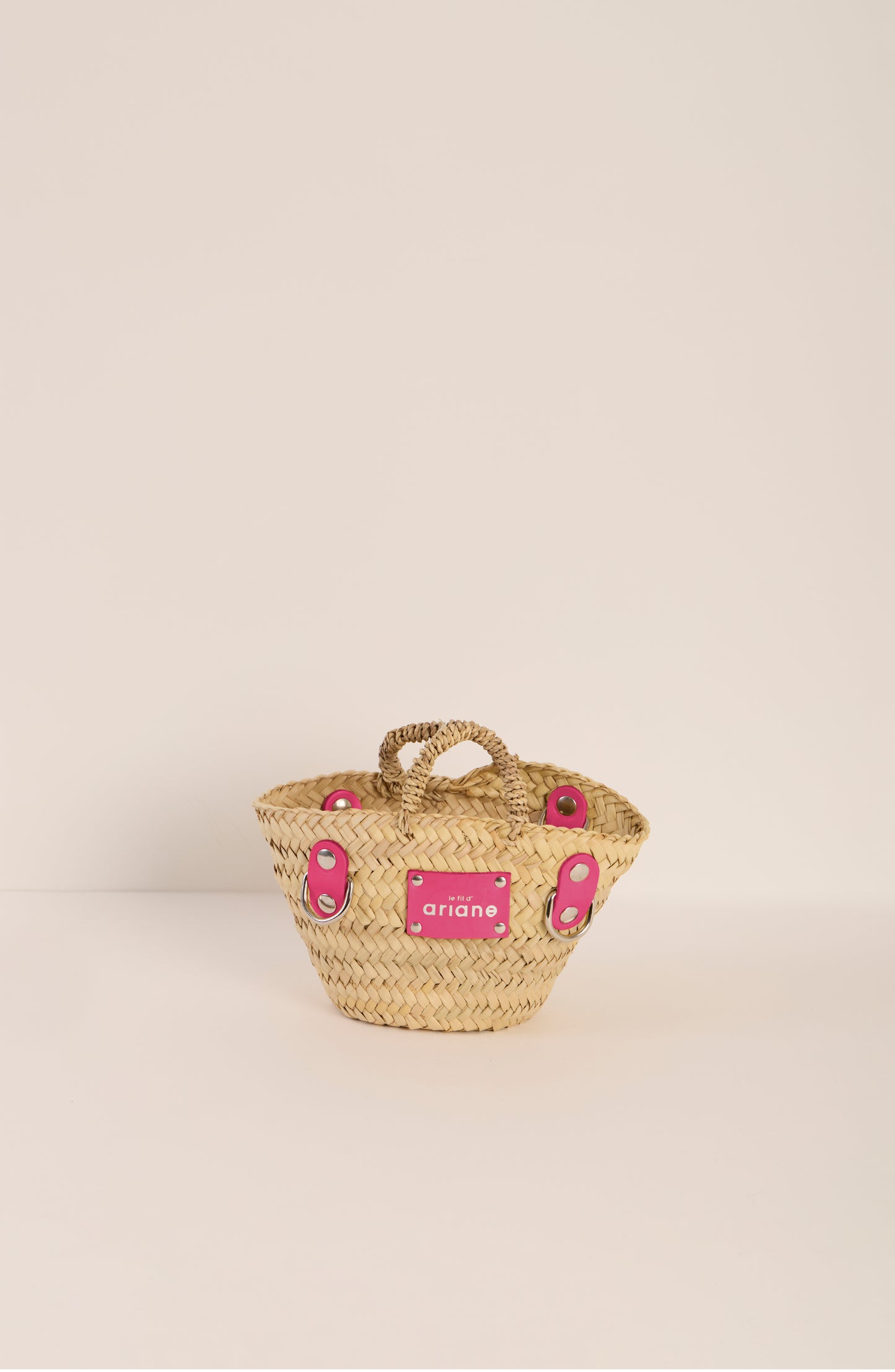 Cesta La pequeñita - Talla XXS - Asas anchas rosas