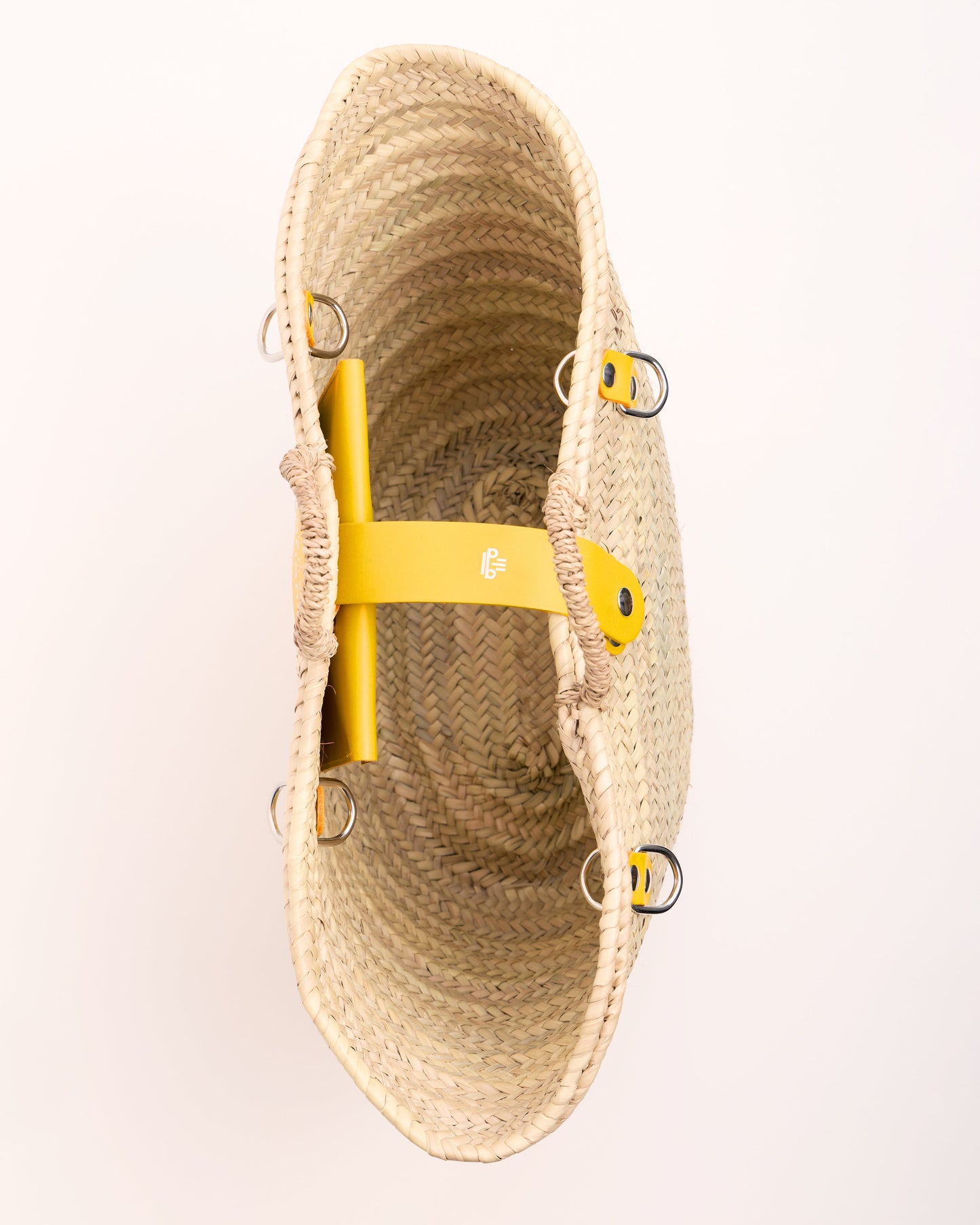 Shopping Basket - Size L - Large yellow handles