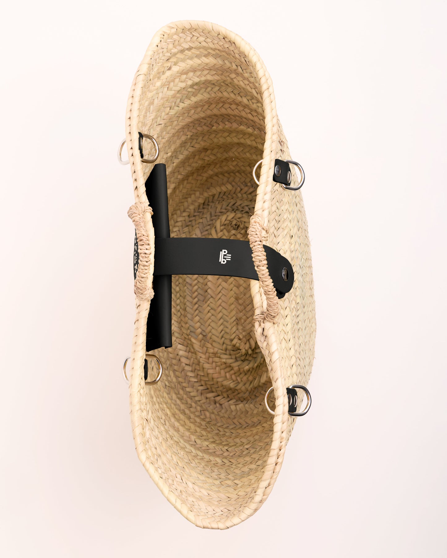 Shopping Basket - Size L - Wide Black Handles