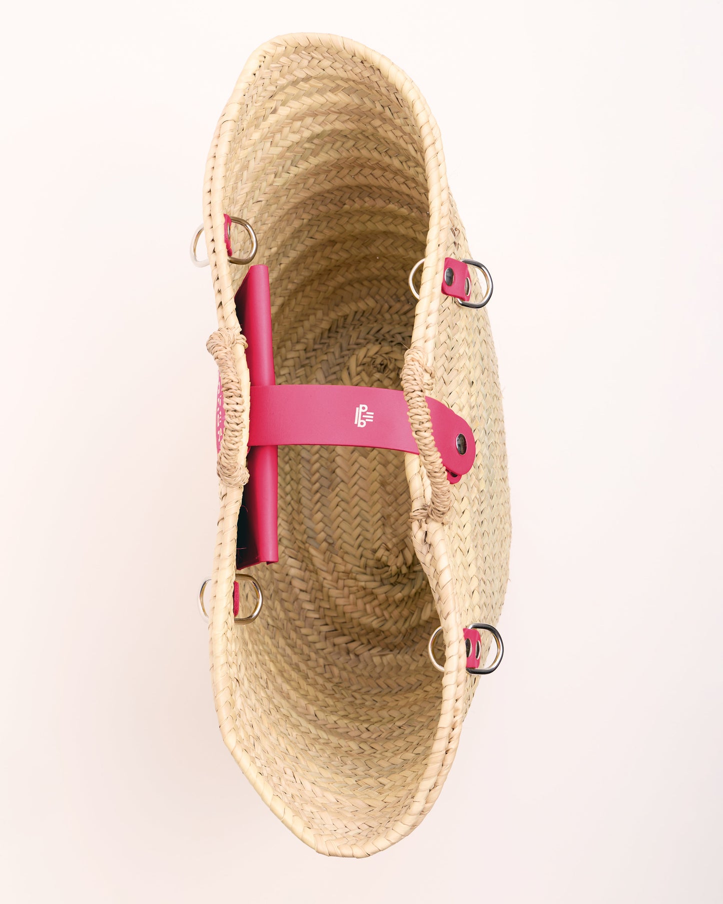 Shopping bag - Size L - Pink Handles