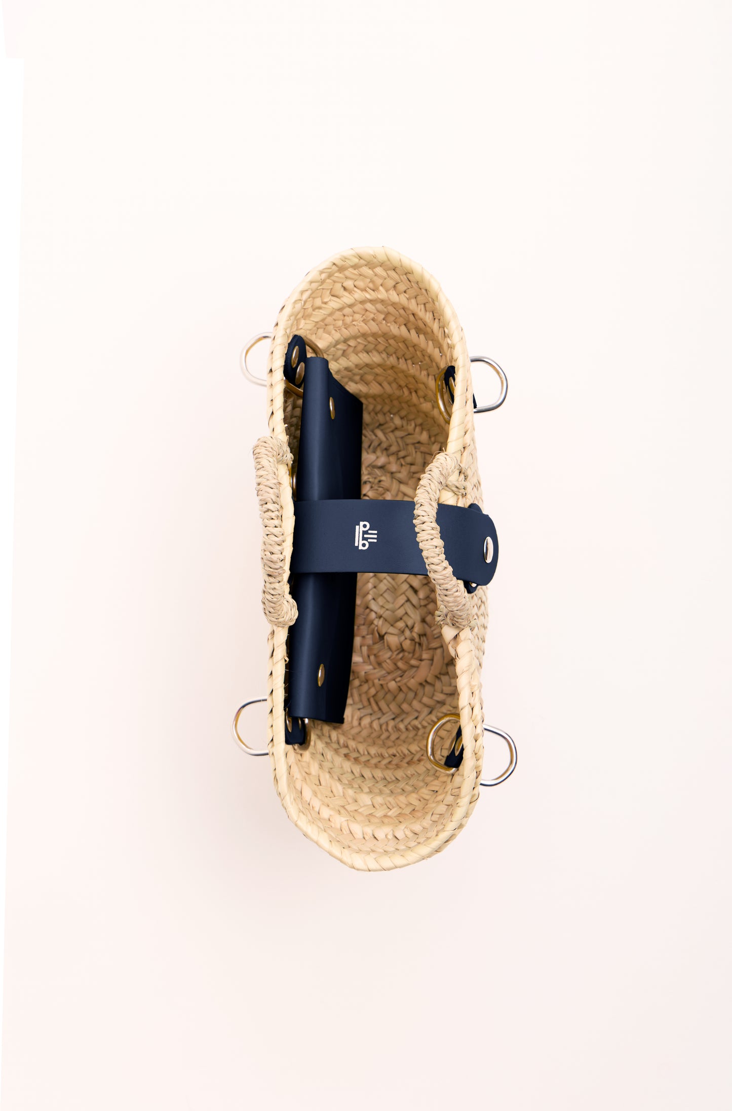 Panier Le mini - Taille XS - Anses larges bleu marine