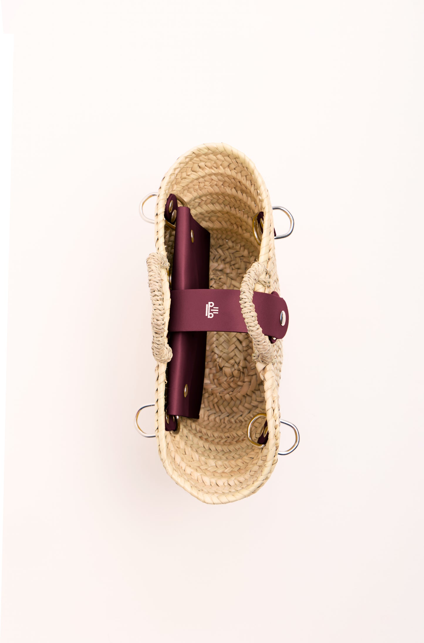 Cesta El mini - Talla XS - Asas anchas Ciruela
