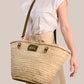 Shopping Basket - Size L - Wide khaki handles