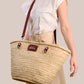 Panier Le shopping - Taille L - Anses larges Prune