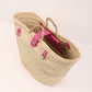 Shopping bag - Size L - Pink Handles