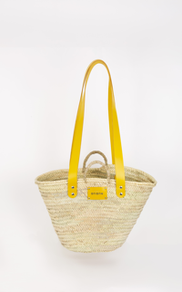 Panier THESEE - Taille M - Anses larges jaunes