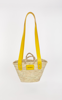 Panier THESEE - Taille S - Anses larges jaunes