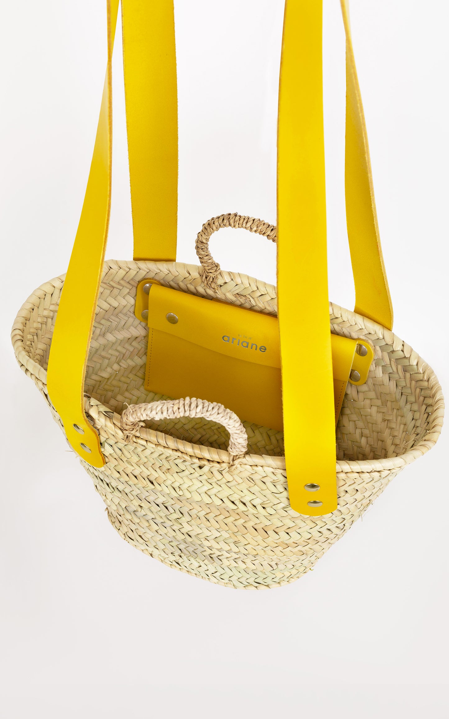 Cesta ESTAS - Talla S - Asas anchas amarillas