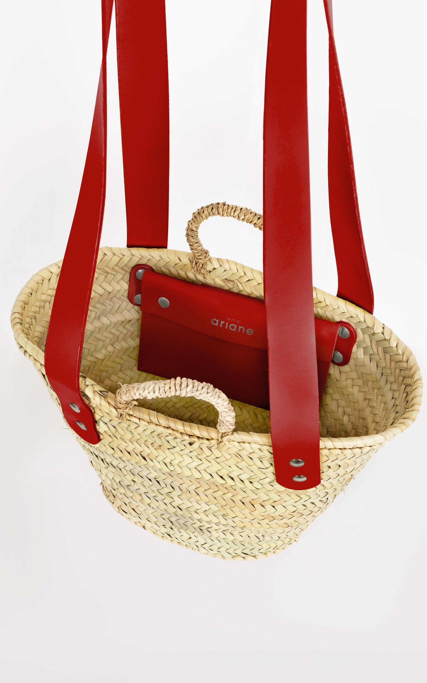 Cesta ESTAS - Talla S - Asas anchas rojas