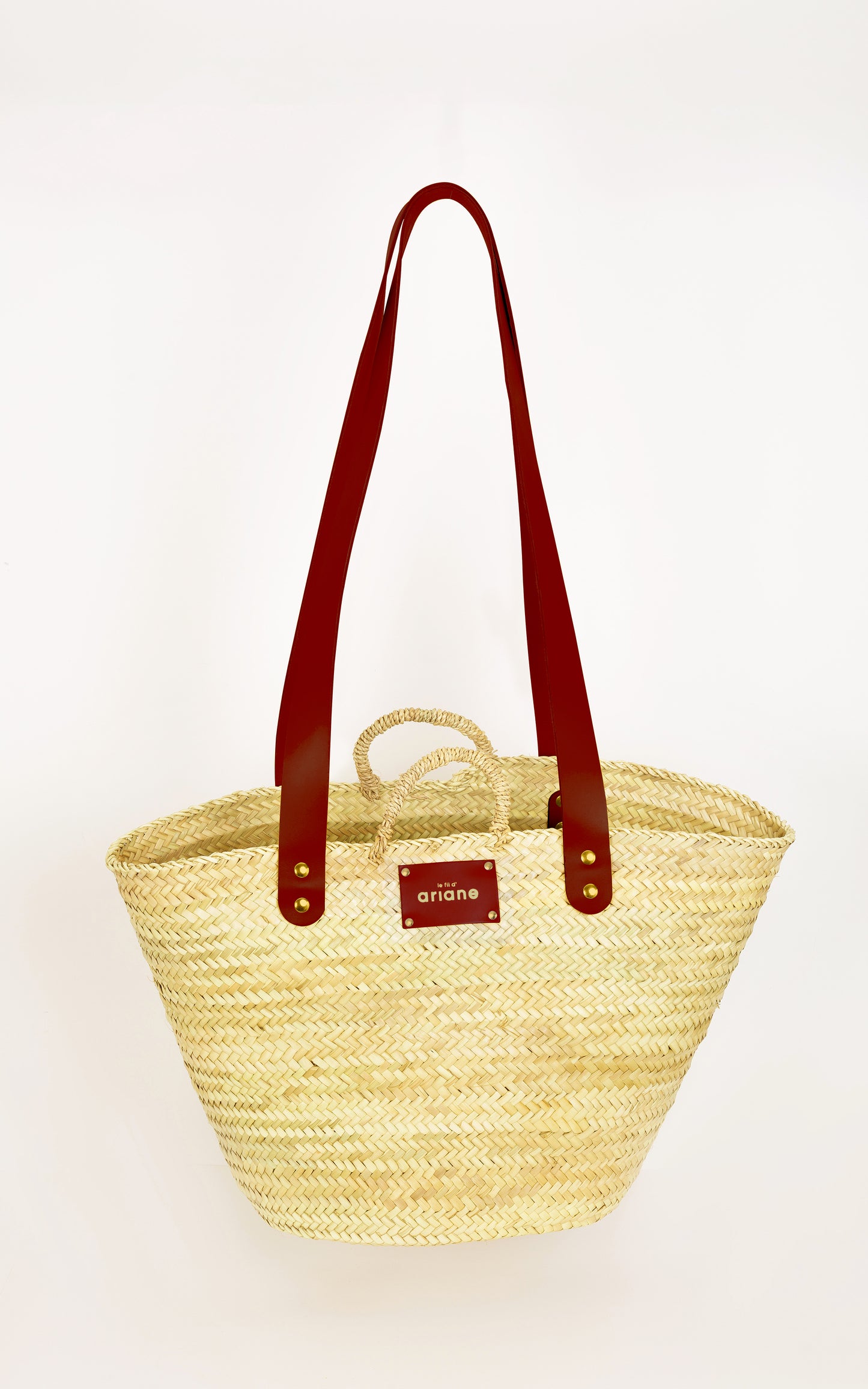 Cesta ESTAS - Talla XL - Asas anchas Burdeos
