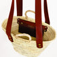 Panier THESEE - Taille S - Anses larges bordeaux