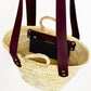 Cesta ESTAS - Talla S - Asas anchas color ciruela