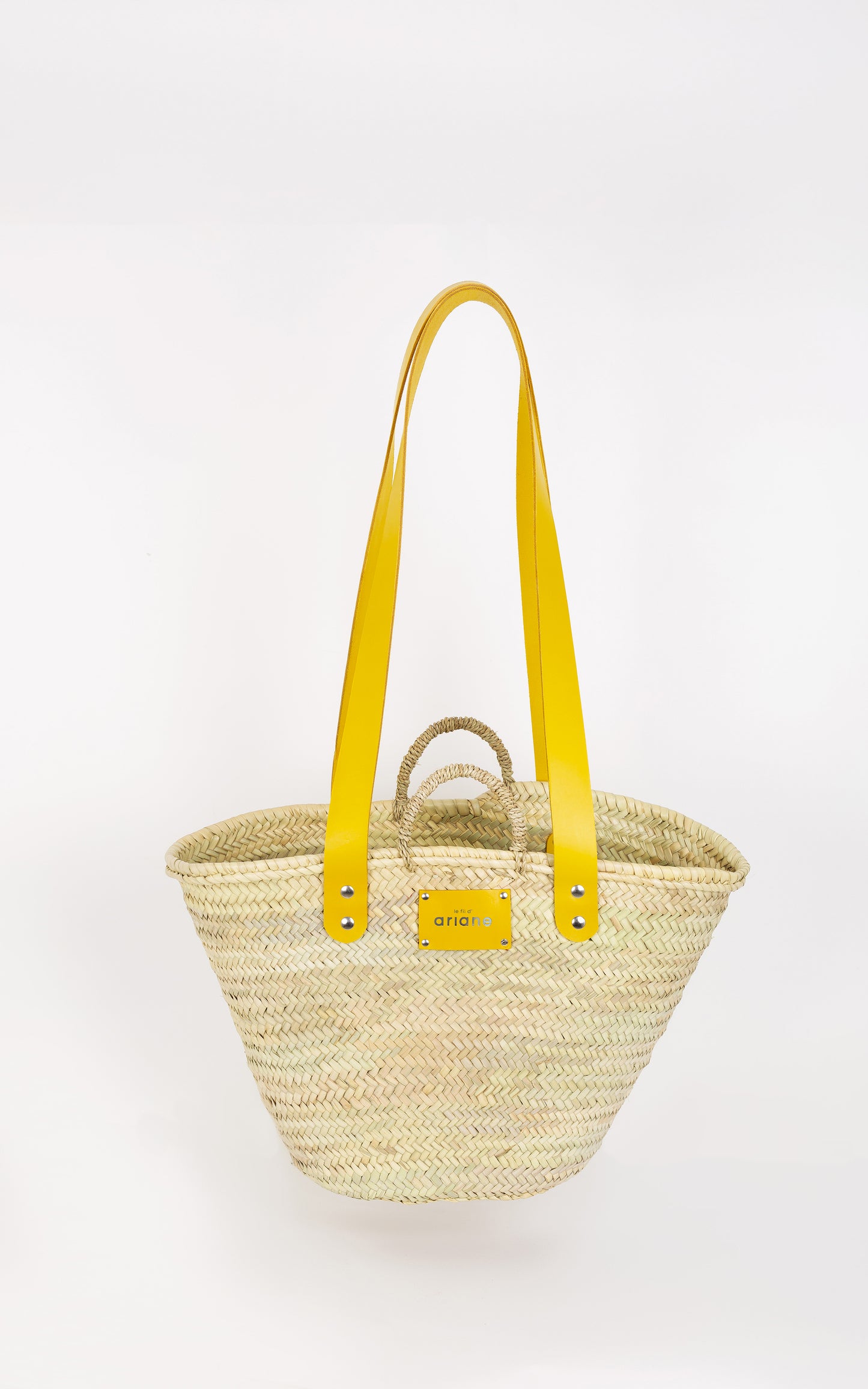 Shopping Basket - Size L - Large yellow handles