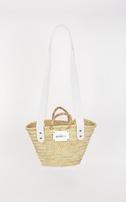 Everyday Basket - Size S - Wide white handles