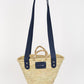 Cesta ESTAS - Talla S - Asas anchas azul denim