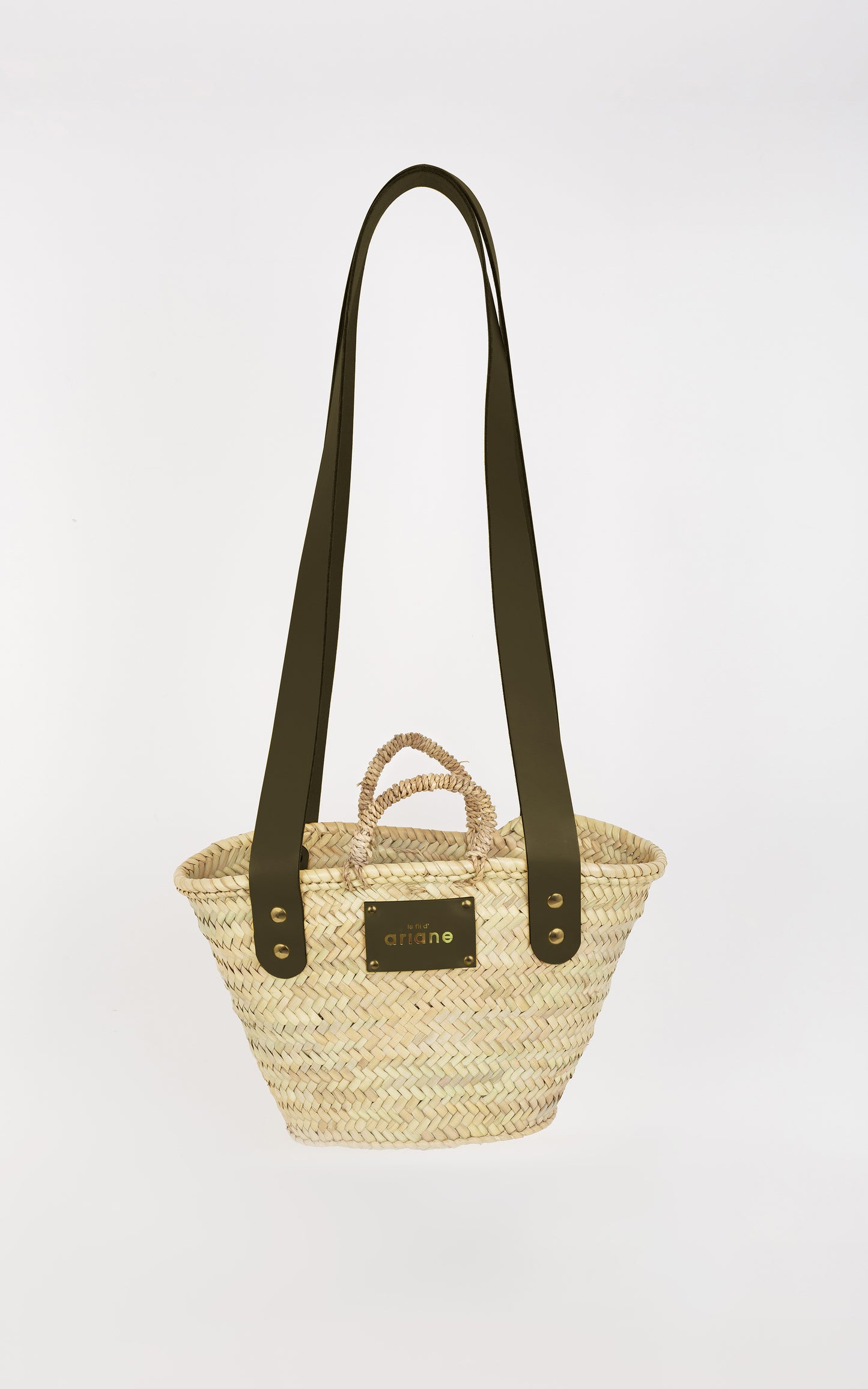 Cesta ESTAS - Talla S - Asas anchas caqui
