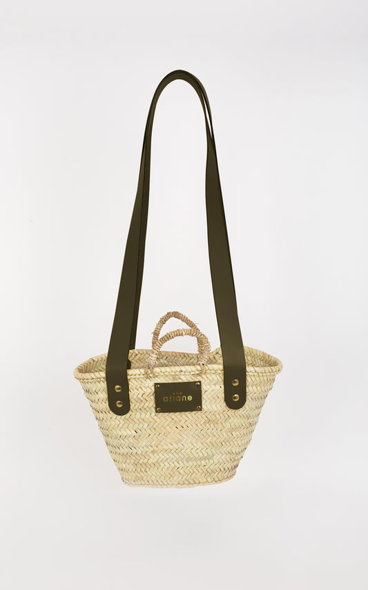 Everyday Basket - Size S - Wide khaki handles
