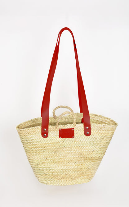Panier THESEE - Taille XL - Anses larges Rouges